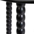 Homla, Resle, stolik kawowy, czarny, 40-40-40 cm