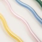 Homla, Rithi Summer, zestaw słomek z czyścikiem, wielokolorowe, 20 cm, 5 elementów