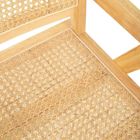 Homla, Rotin, fotel drewniany z plecionką wiedeńską, 50-55-78 cm