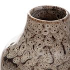 Homla, Rufus, wazon, ceramiczny brązowy, 14-14-22 cm, 888606