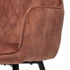 Homla, Satori, krzesło, ceglaste, 58-62-79 cm