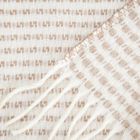 Homla, Sorbo, koc, z frędzlami i strukturalnym beżowym wzorem, 150-200 cm