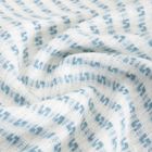 Homla, Sorbo, koc, z frędzlami i strukturalnym błękitnym wzorem, 150-200 cm