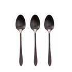 Homla, Stilo, zestaw łyżeczek do herbaty, czarnych, 3 szt.