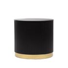 Homla, Tabi, stolik kawowy, matowy czarny, 40-36 cm