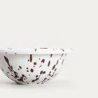 Homla, Wilora, miska, nakrapiana brązowa, 18-7 cm