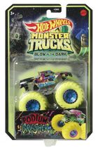 Hot Wheels, Monster Trucks, auto świecące w ciemności, skala 1:64, 1 szt.