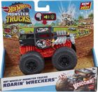 Hot Wheels, Monster Trucks, Bone Shaker, pojazd światło i dźwięk, 1:43