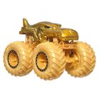 Hot Wheels, Monster Trucks, Mega Wrex, złoty pojazd, skala 1:64