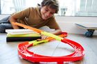 Hot Wheels, Track Builder, Zakręty, zestaw do rozbudowy