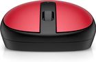 HP, mysz bezprzewodowa bluetooth, czarno-czerwona