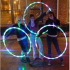 Hula Hop, świecące, LED, 80 cm