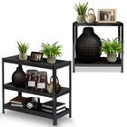 Humberg, regał metalowy magazynowy, czarny, 180-90-40 cm