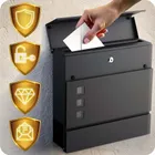 Humberg, skrzynka na listy, antracyt, 37-37-10,5 cm, HM-863