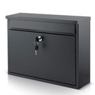 Humberg, skrzynka na listy, czarna, 37,5-30,5-12 cm, HM-860