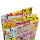 Humbi, dwustronna mata edukacyjna z pianki XPE, alfabet niemiecki i wieś, 180-200 cm