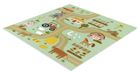 Humbi, mata piankowa, puzzle, wieś, 90-90 cm