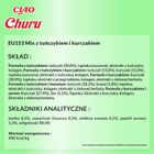 Inaba, Churu Varieties, tuńczyk i kurczak, przysmak dla kotam, 14g