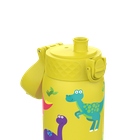 ION8, Dinozaury, bidon termiczny z ustnikiem, próżniowy, żółty, 320 ml