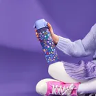 ION8, Kwiatki, bidon z ustnikiem, fioletowy, 500 ml