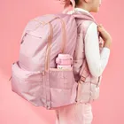 ION8, Pieski, bidon stalowy z ustnikiem, różowy, 600 ml