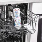 ION8, Roboty, bidon stalowy z ustnikiem, biały, 600 ml