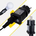 Izoxis, lampki świąteczne, kulki, 300 LED, 30m