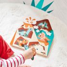 Janod, Dinozaury, drewniane puzzle muzyczne, 6 szt.
