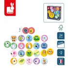 Janod, Emocje, gra memory, 24 elementy