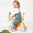 Janod, Farma, Osiołek, jeździk i pchacz 2w1 z sorterem kształtów