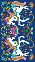 Janod, Jednorożce, magiczny brokat, zestaw kreatywny, 7+