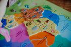 Janod, Mapa Polski, puzzle magnetyczne, 69 magnesów