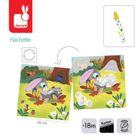 Janod, My arts & crafts, zestaw kreatywny, kolorowanka wodna, urocze zwierzątka