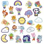 Janod, naklejki, emocje, 100 szt.