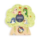 Janod, Odgłosy ptaków, drewniane puzzle muzyczne, 6 szt.