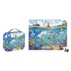 Janod, Podwodny świat, puzzle w walizce, 100 elementów