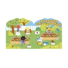 Janod, Wieś, książeczka do wyklejania, z naklejkami