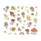 Janod, Wróżki, naklejki na arkuszach, 200 szt.