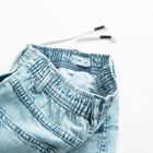 Jasnoniebieskie jeansy o kroju jogger z regulacją Cool Club