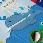 Jolly Designs. Magiczna Ryba. Tablica manipulacyjna. Książeczka sensoryczna