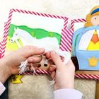 Jolly Designs. Mała Księżniczka. Książeczka sensoryczno-manipulacyjna