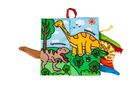 JollyBaby, Dinozaury, książeczka sensoryczna