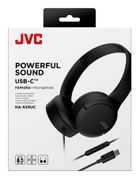 JVC, słuchawki, czarne, HA-S33UCBU