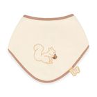 Kaloo, Grignoti, Wiewiórka, zestaw prezentowy 2w1, gryzak, smoczek do owoców + śliniak