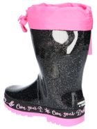 Kalosze dziewczęce, czarne, American Club