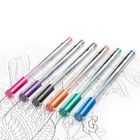 Kidea, długopisy żelowe, metaliczne, 12 kolorów