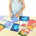 Kidea, Stwórz kosmiczne astrofory, naklejanka, zestaw kreatywny