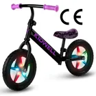 Kidwell, Rebel LED, rowerek biegowy, neonowy, różowy