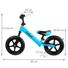 Kidwell, Rebel, rowerek biegowy, niebieski