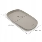 Kidwell, TIBI, mata do przewijania, beige